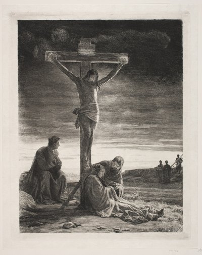 Kristus na kříži od Carl Bloch