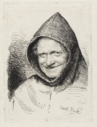 Usměvavý mnich od Carl Bloch