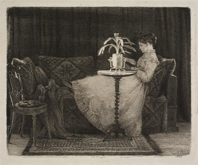 Paní čtení od Carl Bloch