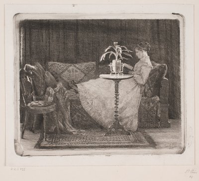 Paní čtení od Carl Bloch