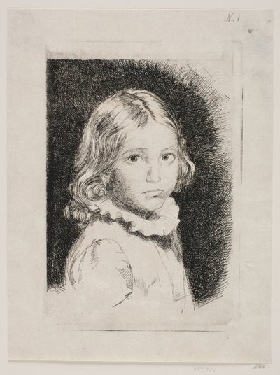 Portrét Clary Emilie Rose Bloch od Carl Bloch