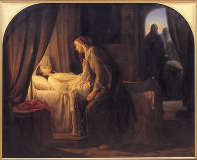 Jairiusova dcera od Carl Bloch