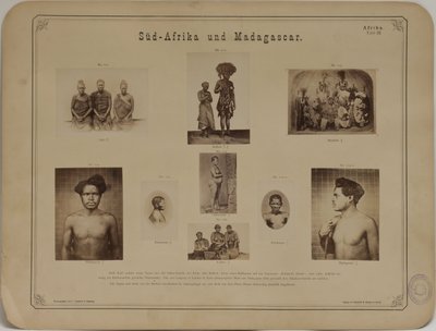 Fotografické album o antropologii- etnologii od Carl Dammann
