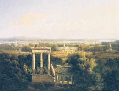 pohled z Ruinenbergu na Sansouci od Carl Daniel Freydanck