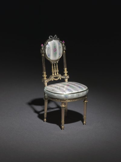 Miniaturní židle, 1896-1906 od Carl Fabergé