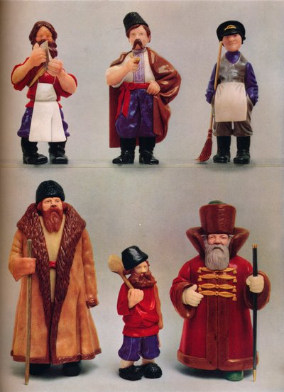 Ruské národní typy, c1935 od Carl Fabergé