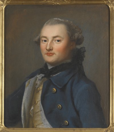 Hrabě Georg Magnus Sprengtporten, homme politique suedois, finlandais et russe - Portrét hraběte Georga Magnuse Sprengtporten (1740-1819), Brander, Carl Fredrich (1705-1779). Olej na plátně, 2. polovina 18. stol.. Rozměry: 60x50 cm. národní hudba od Carl Fredrich Brander