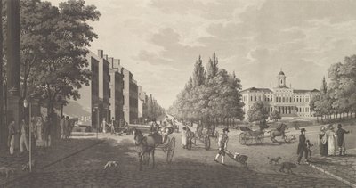 Broadway a radnice v New Yorku Broadway a radnice v New Yorku, 1824. od Carl Fredrik Akrell