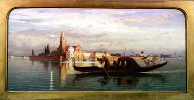 Na Benátské laguně od Carl Friedrich Heinrich Werner