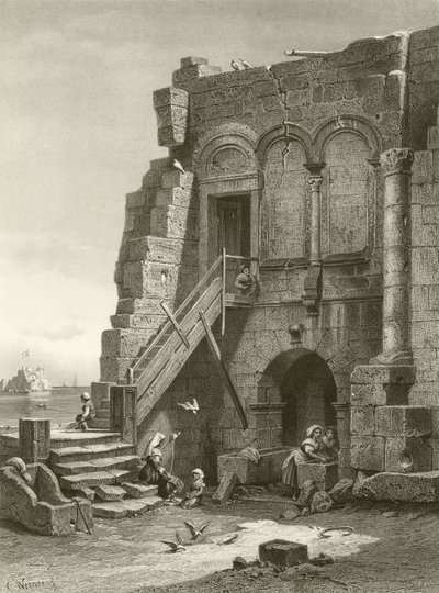 Virgilův dům, Brindisi od Carl Friedrich Heinrich Werner