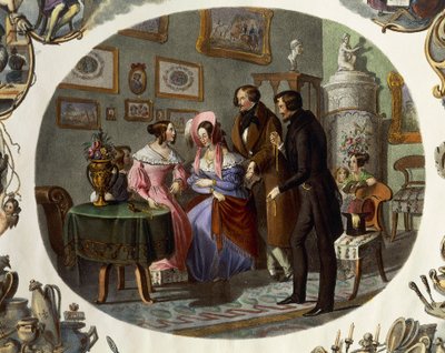 Interiér klenotnictví od Carl and Geiger Peter Johann Nepomuk Kunz