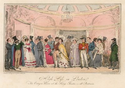 High Life of London: The Octagon Room v Kings Theatre od Carl Georg Adolph Hasenpflug