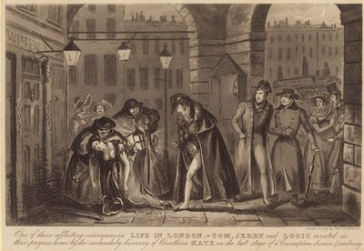 Jedna z těch bolestných událostí v Life in London od Carl Georg Adolph Hasenpflug