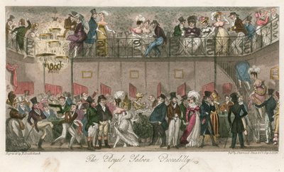 Royal Saloon, Piccadilly od Carl Georg Adolph Hasenpflug