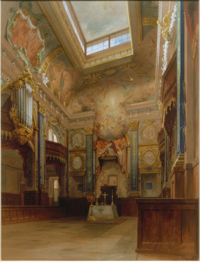 Kaple v paláci Charlottenburg od Carl Georg Anton Gräb