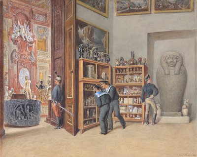 Vstupní skříňka do egyptské kolekce od Carl Goebel d. J.