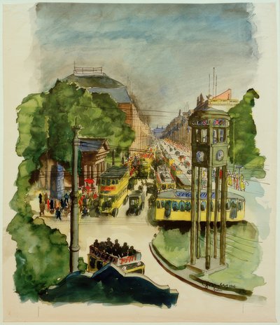 Carl Grossberg, Potsdamer Platz od Carl Grossberg