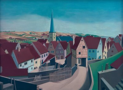 francká vesnice od Carl Grossberg