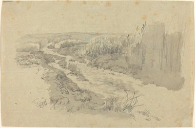 Cesta přes pole u Lipska od Carl Gustav Carus