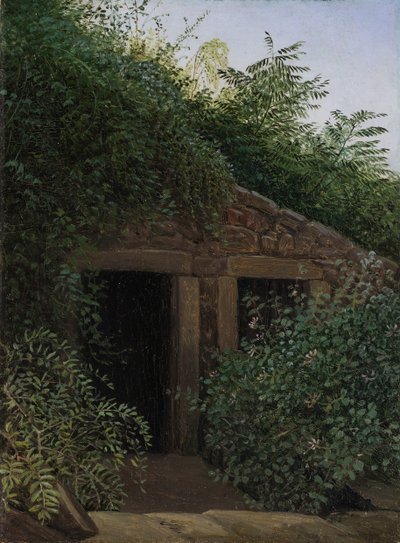 Zarostlá důlní šachta, ca. 1824. od Carl Gustav Carus