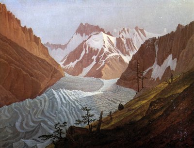 Němčina: Ledové moře u Chamonix od Carl Gustav Carus
