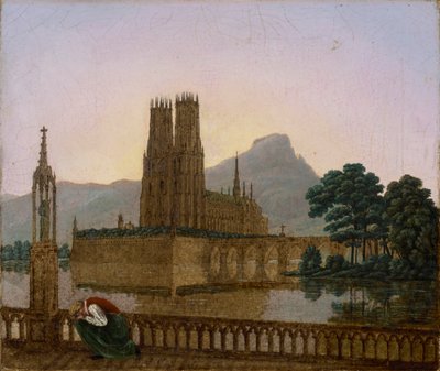 Gotická katedrála od Carl Gustav Carus