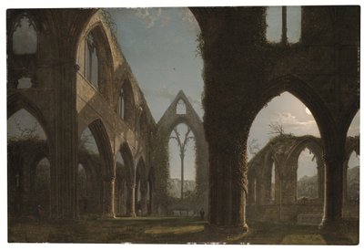 Opatství Tintern (olej na plátně) od Carl Gustav Carus