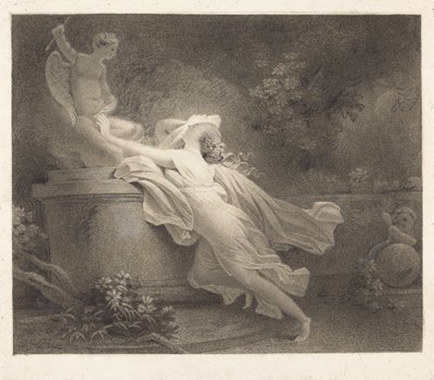 Vyvolání lásky od Carl Guttenberg after Etienne Theaulon