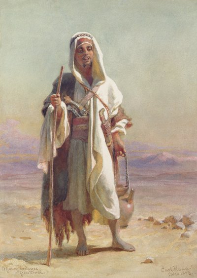 Mladý Bedawee ze Sinaje, 1873 od Carl Haag