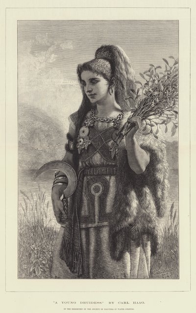 Mladá druidka od Carl Haag