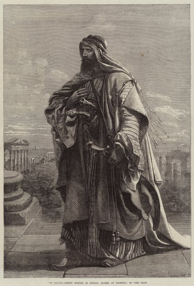 S Salam, Sheikh Michel El Masrib, Anza, v Palmiře od Carl Haag