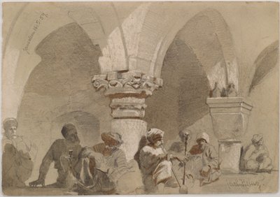 Kuřáci dýmek, Jeruzalém od Carl Haag