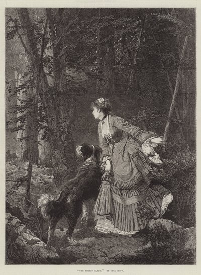 Lesní paseka od Carl Heinrich Hoff