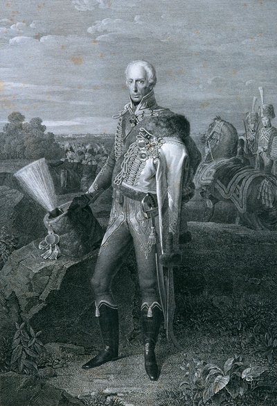 Rakouský císař František I od Carl Heinrich Rahl