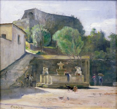 U fontány, Itálie od Carl Holsoe
