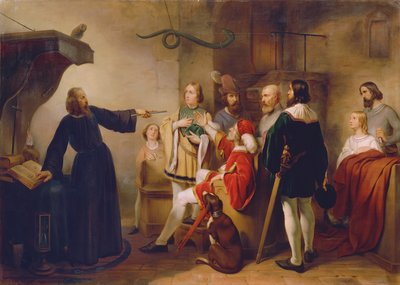 Astrolog předpovídá Rudolfa von Habsburg od Carl Johann Nepomuk Hemerlein