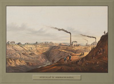 Scharley v Horním Slezsku, c. 1850 od Carl Julius Rieden