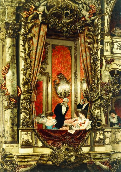 Franz Josef v opeře, 1883 od Carl Kahler