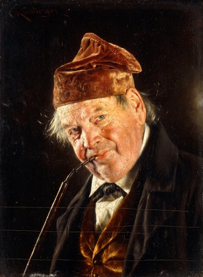 Muž s dýmkou, od Carl Kronberger