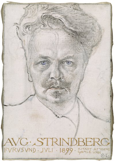 August Strindberg, 1899 od Carl Larsson