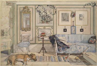 Útulný koutek od Carl Larsson