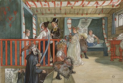 Svátek má. kolem roku 1895 od Carl Larsson