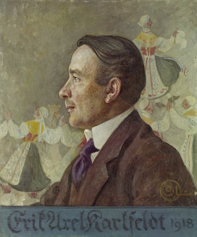 Erik Axel Karlfeldt, 1918 od Carl Larsson