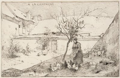 Francouzský statek od Carl Larsson