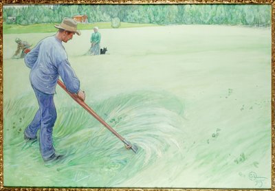 Kombajny, 1915 od Carl Larsson