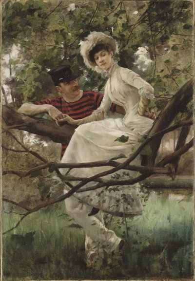 Idyla - Idyla, Larsson, Carl (1853-1919). Olej na plátně. Rozměr: 70 x 48 cm. Národní muzeum Stockholm od Carl Larsson