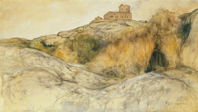 hrad Marstrand; Marstrands Fastning, 1893 od Carl Larsson
