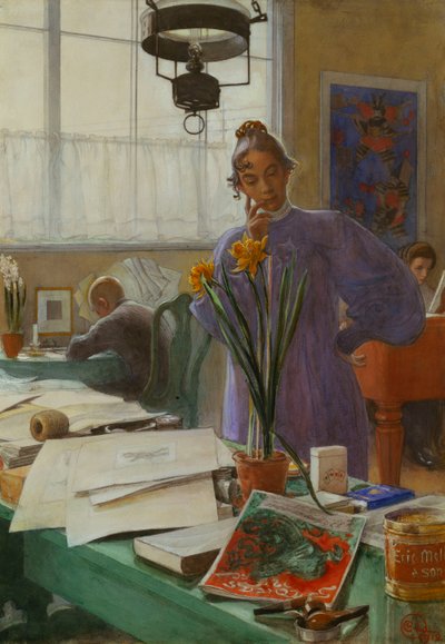 Moje manželka od Carl Larsson