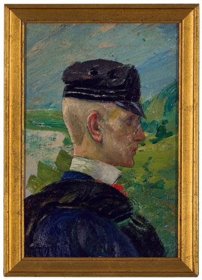 Portrét chlapce. Studie pro ranní modlitby od Carl Larsson