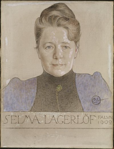 Spisovatelka Selma Lagerlöfová od Carl Larsson
